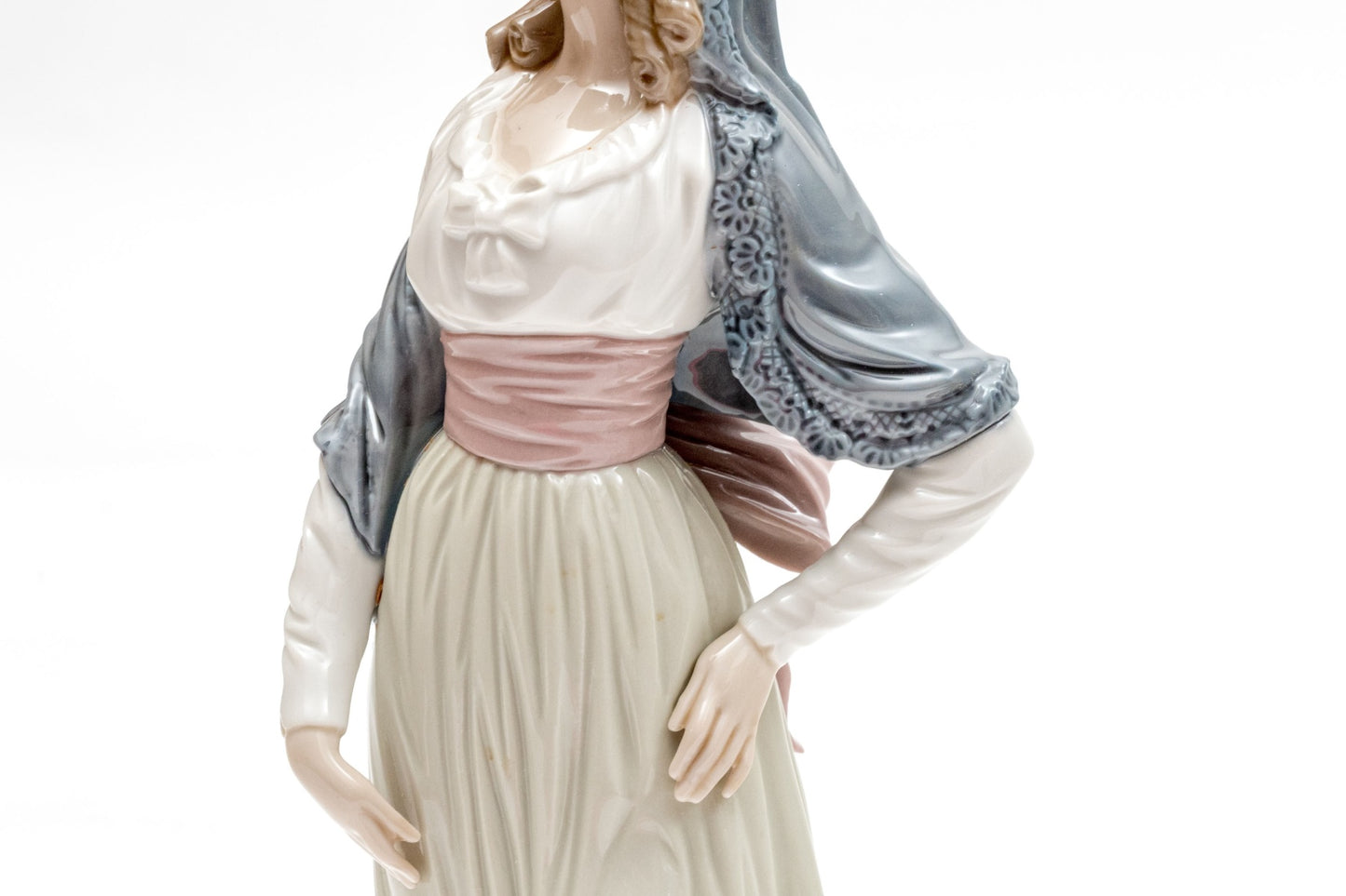 Lladró "Spanish Lady" Porcelain Figurine | Period Dress | © Daisa 1980 | Hand Made in Spain | 12.5"