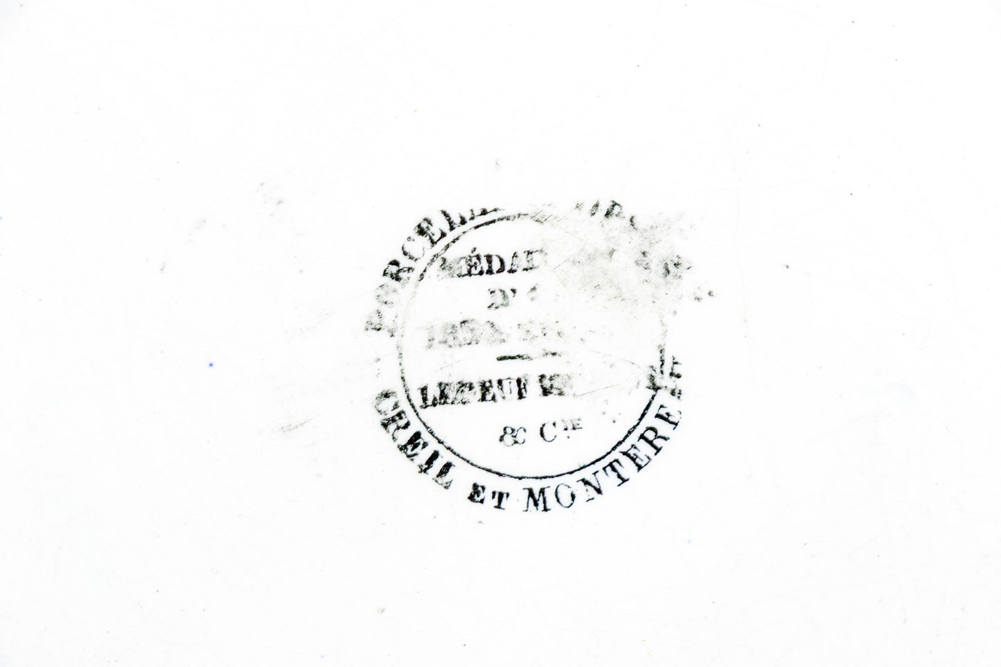 Antique French Creil Et Montereau Chinoiserie Transfer Plates | Pagoda & Garden Scene | C. 1840s–1870s | Pair