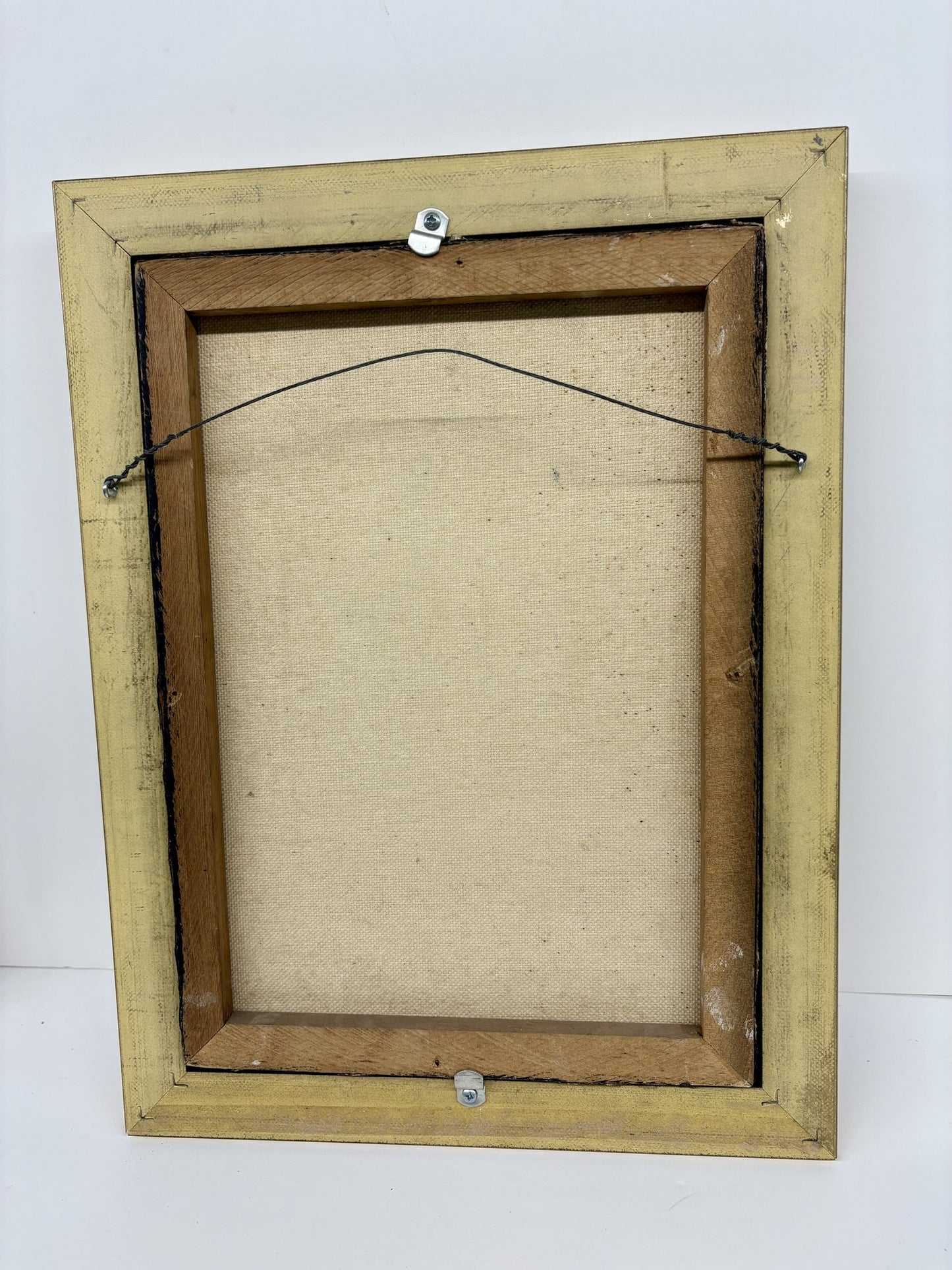 T. Bailey “Ship at Sea – Blue Sky, White Clouds” Oil Painting – 12.5” x 16.5” Framed