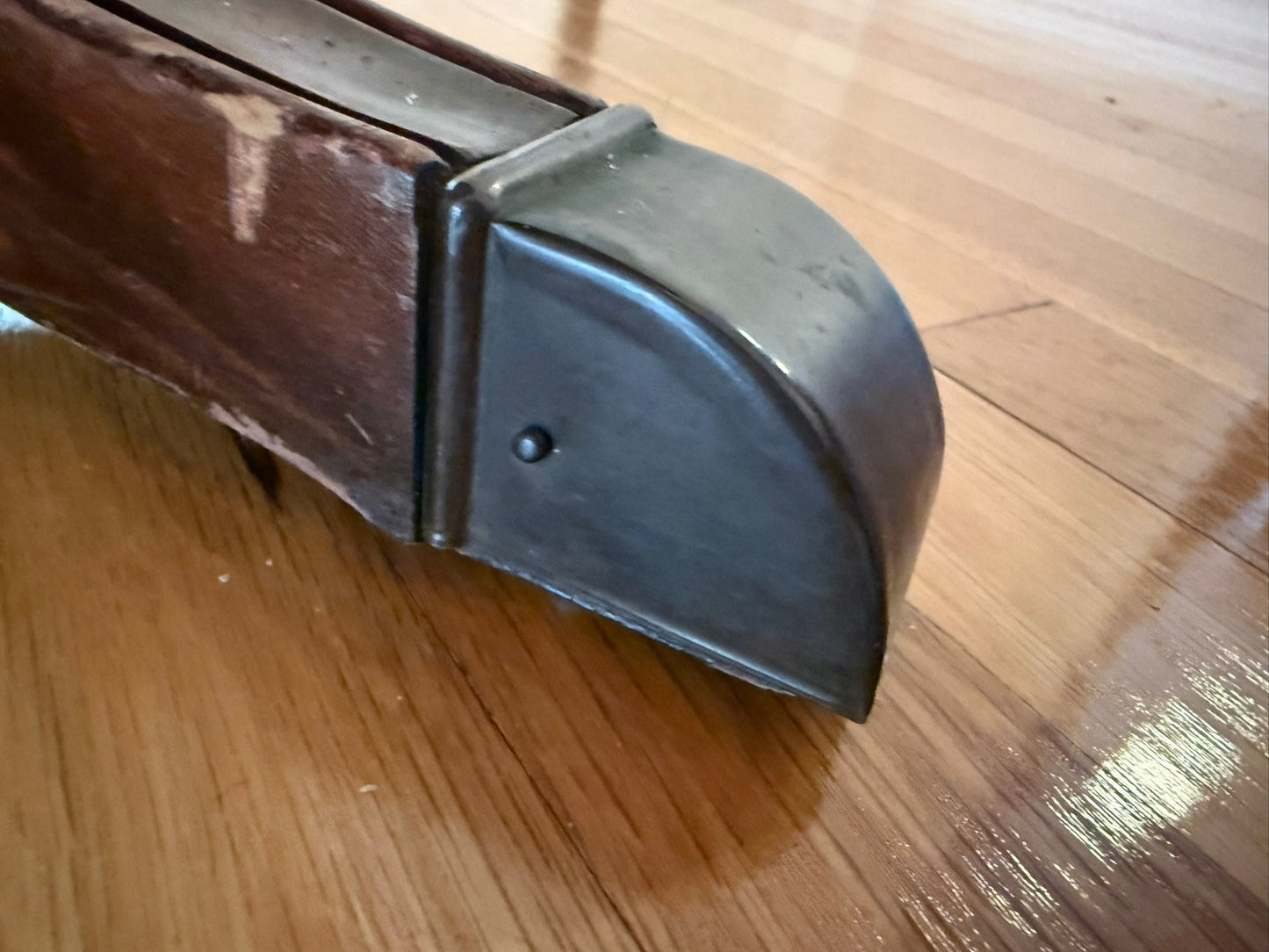 Mahogany Double-Pedestal Dining Table with 3 Leaves & Custom Pads