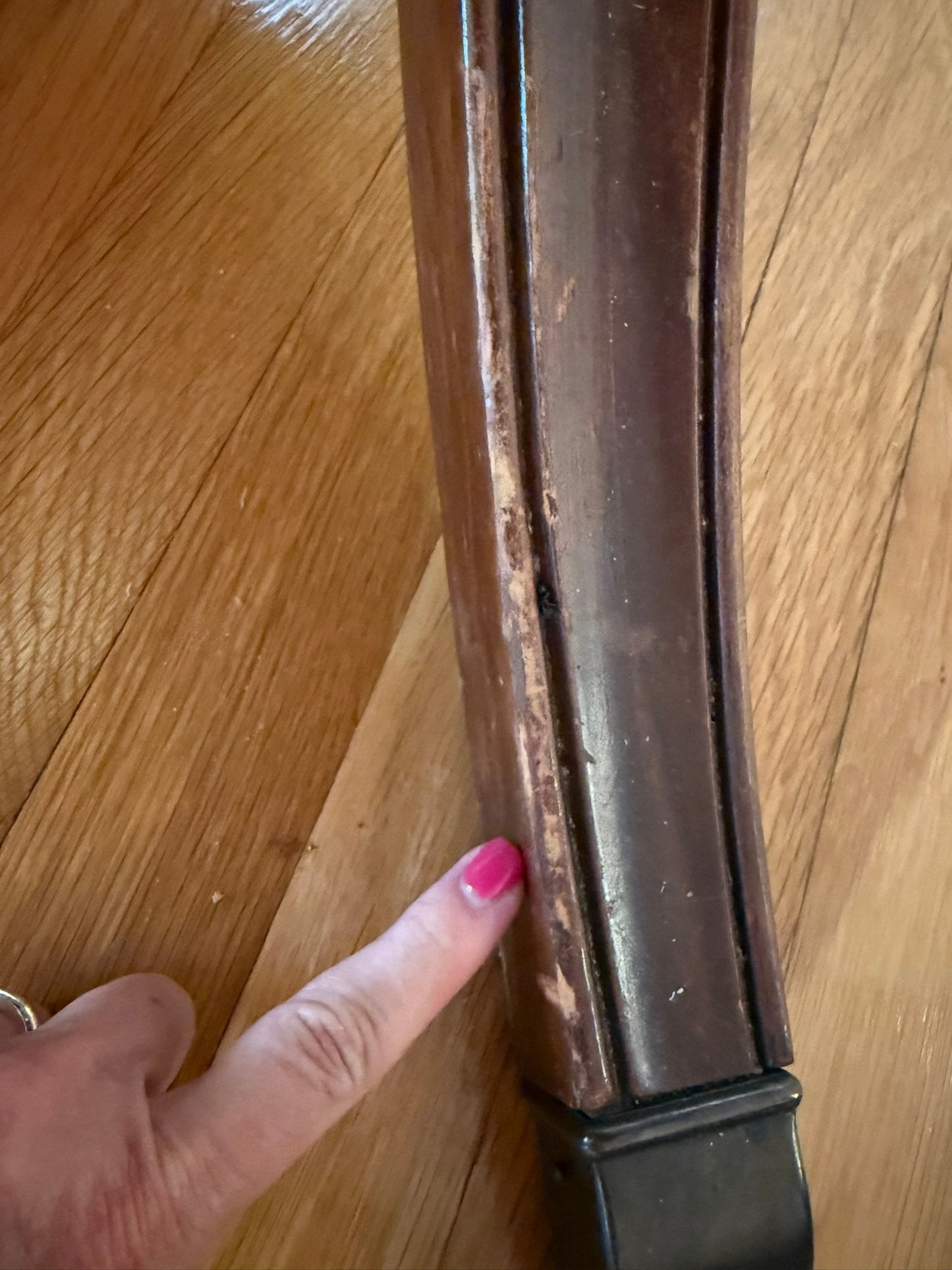 Mahogany Double-Pedestal Dining Table with 3 Leaves & Custom Pads