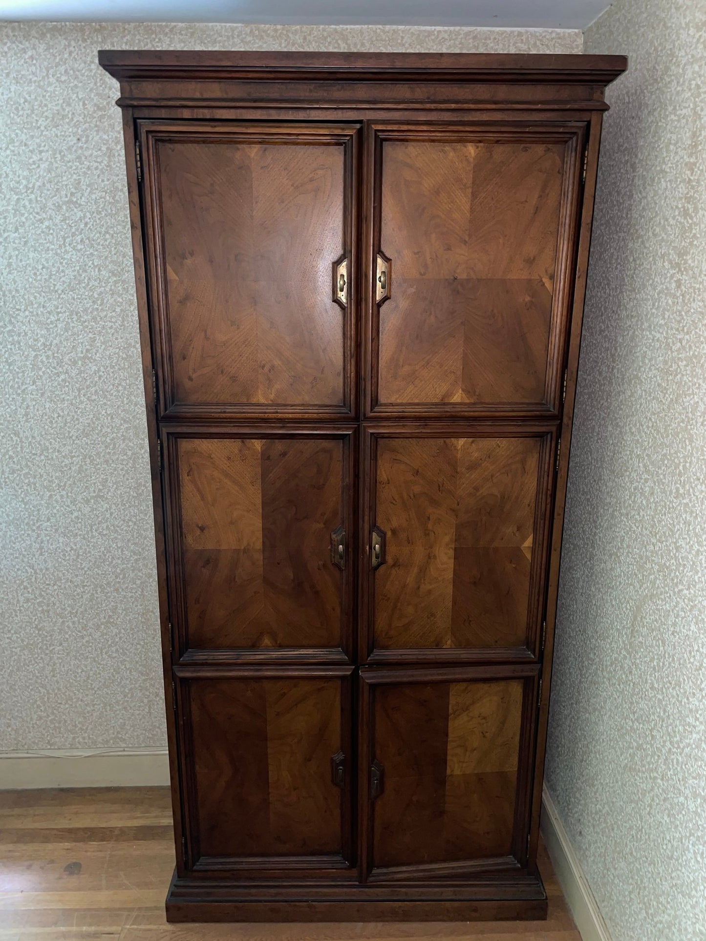 Drexel Heritage Solid Wood Two-Door Armoire with Drawers