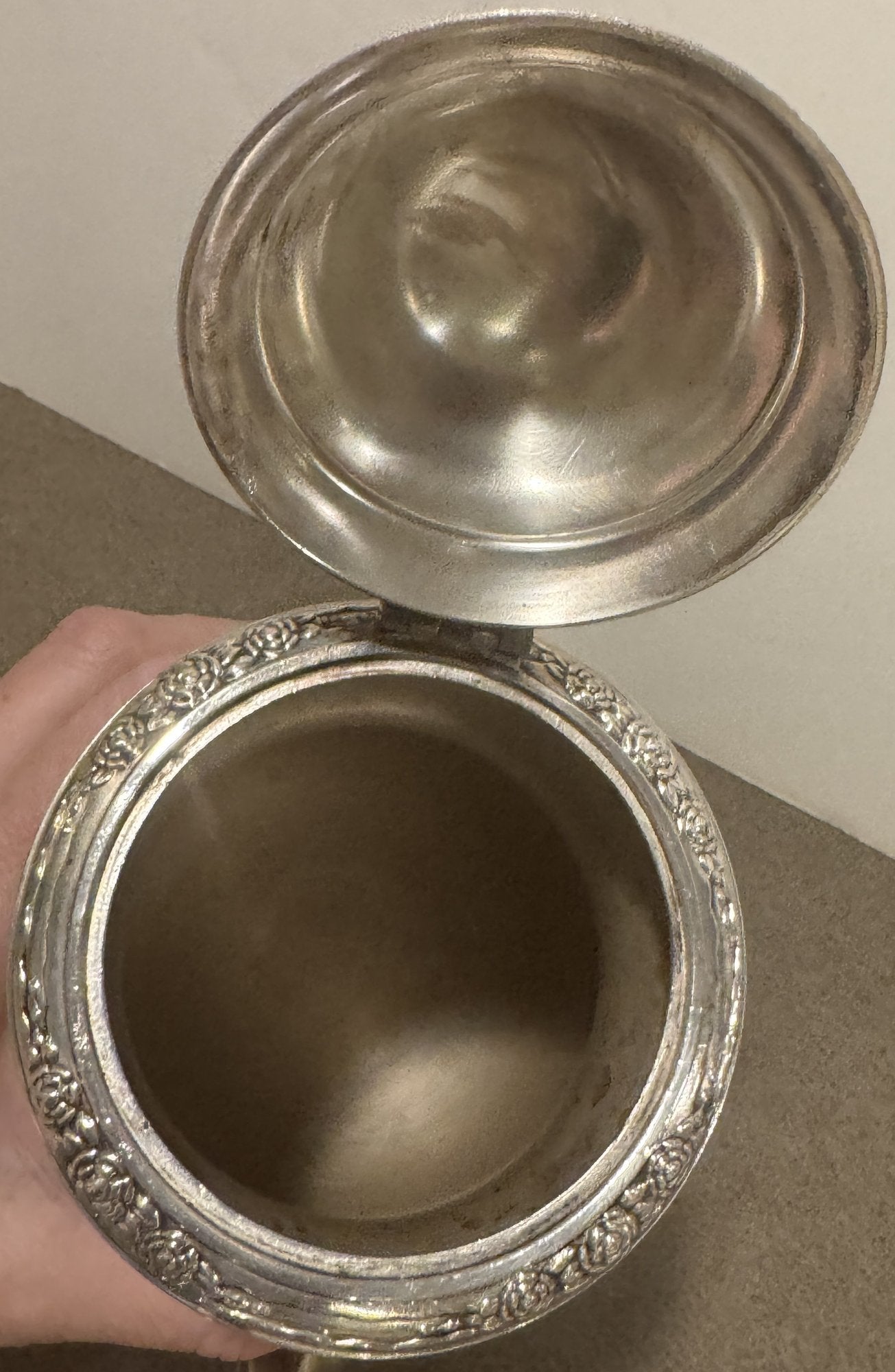 Vintage Camille Silverplate Tea/Coffee Items With Tray & Candle Sticks Holders