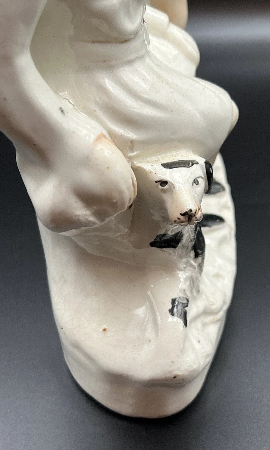 Antique 19th Century Staffordshire Robin Hood Spill Vase Figurine