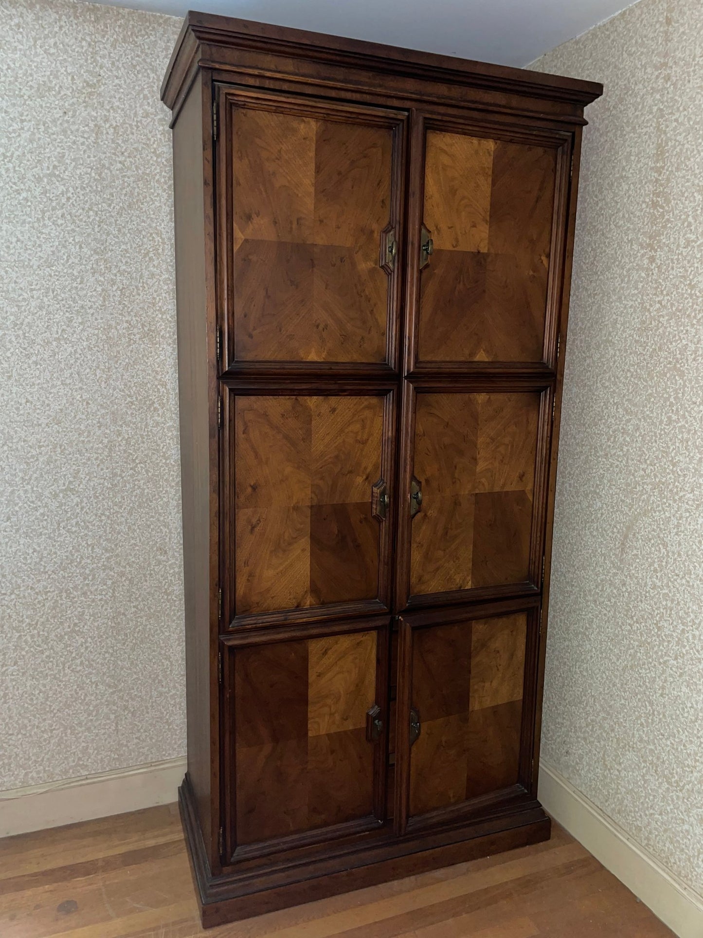 Drexel Heritage Solid Wood Two-Door Armoire with Drawers