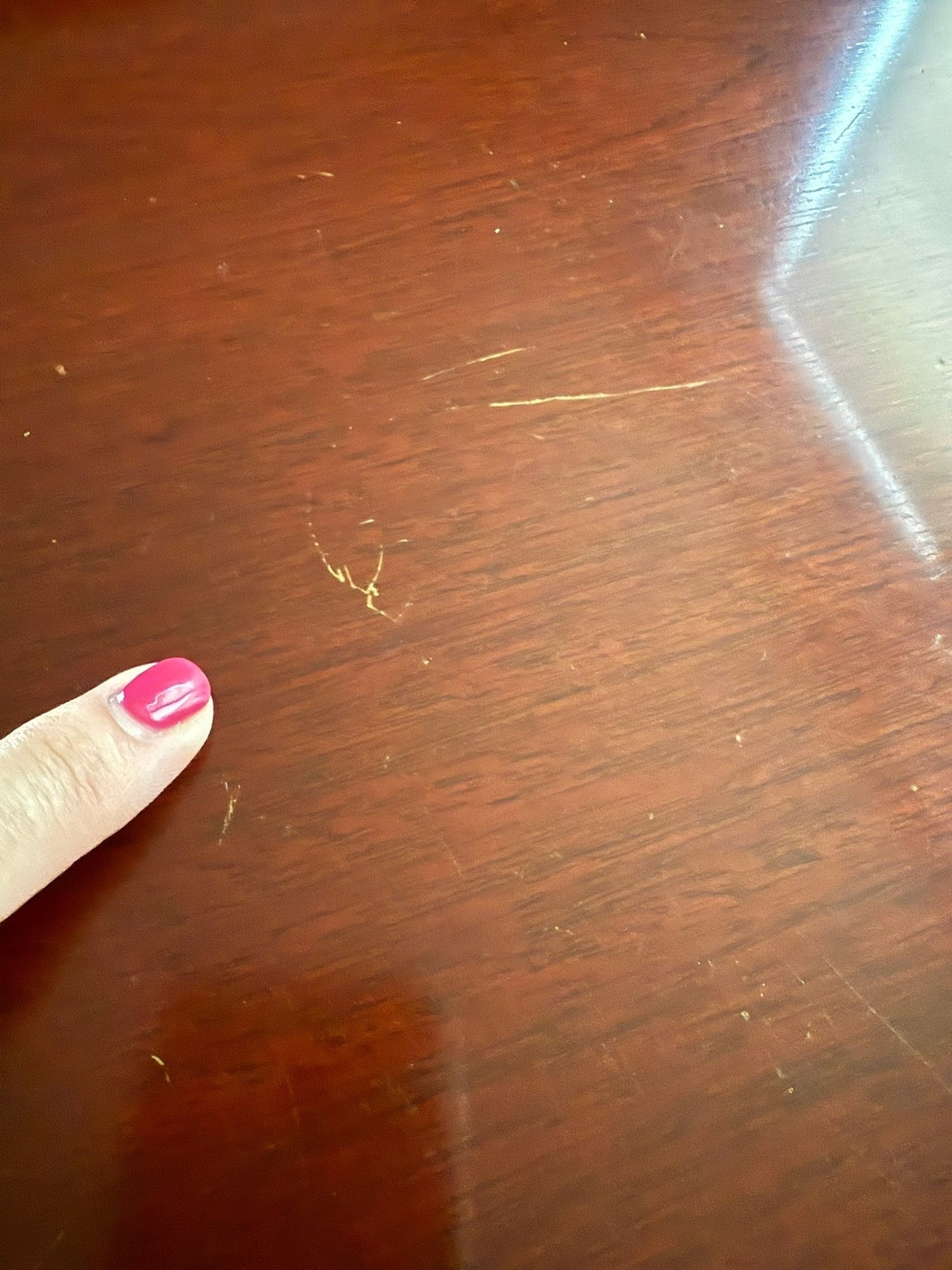 Mahogany Double-Pedestal Dining Table with 3 Leaves & Custom Pads