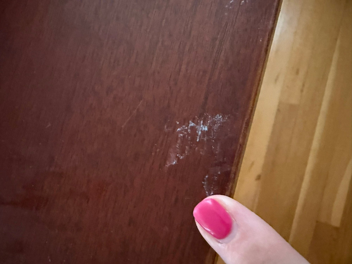 Mahogany Double-Pedestal Dining Table with 3 Leaves & Custom Pads