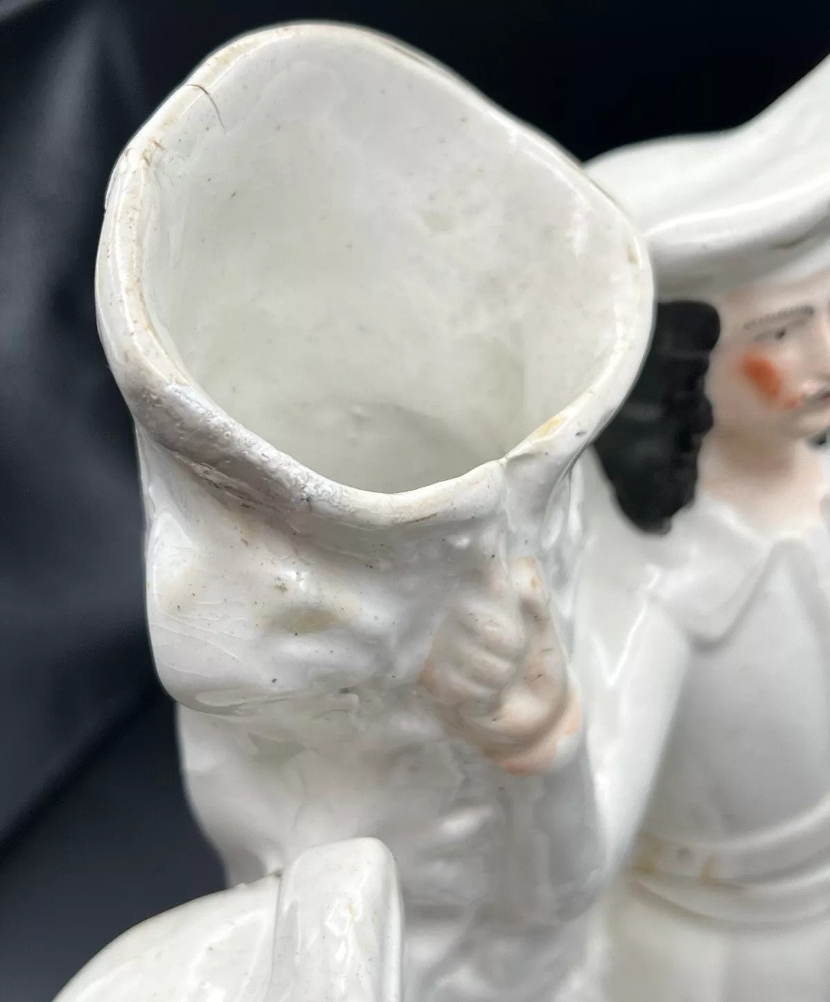 Antique 19th Century Staffordshire Robin Hood Spill Vase Figurine